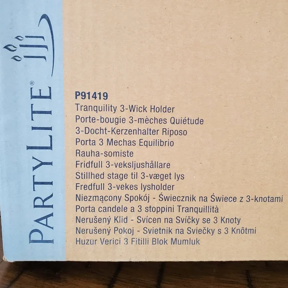 NIB Tranquility Bowl with Tealight Candle Holder- New In Box - Picture 13 of 13